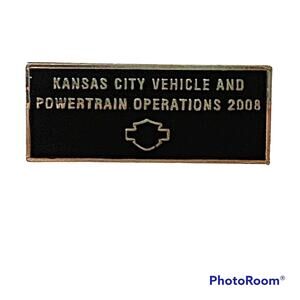 Kansas City Vehicle Powertrain Operations 2008 Harley Davidson Pin Factory